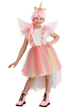 Kid's Deluxe Winged Unicorn Costume Alt 4