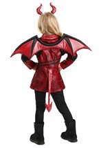 Girls Toddler Leather Devil Costume Alt 1