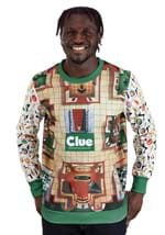 Clue Board Game Mansion Adult Sweater Alt 2