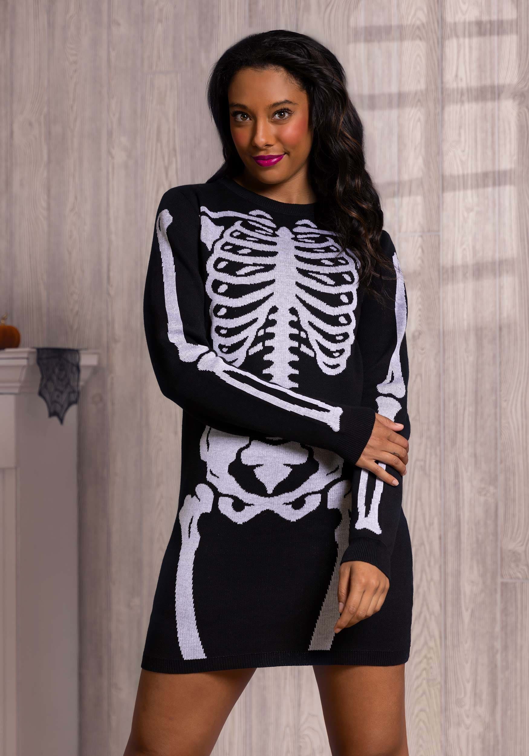 adult skeleton dress costume