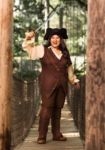 Plus Size Disney Elizabeth Swann Costume for Women