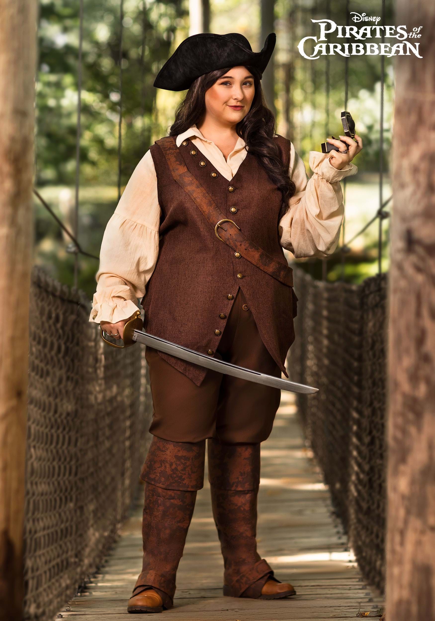 Womens Disney Pirates Of The Caribbean Elizabeth Swann Costume Ph 7059
