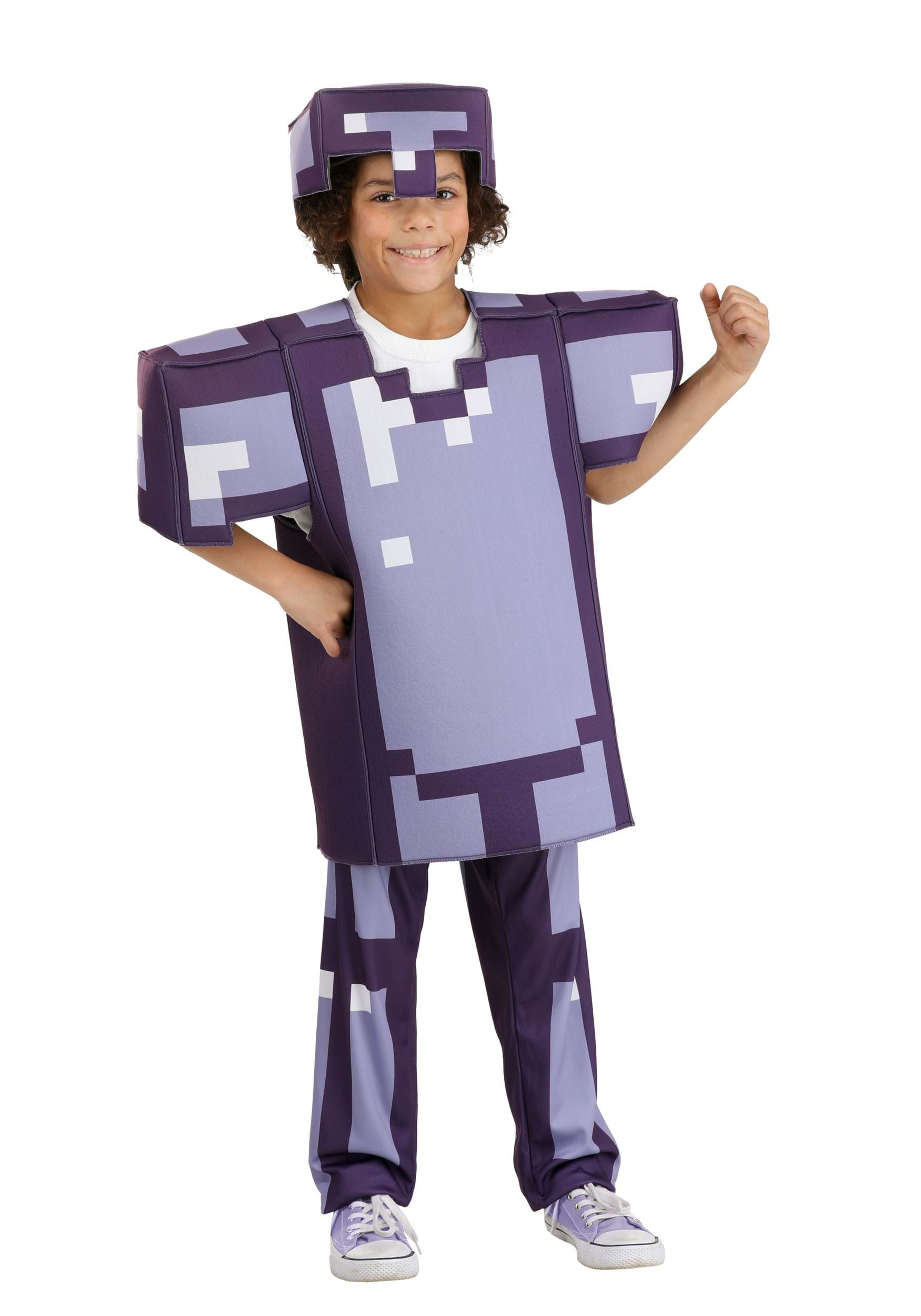 Photos - Fancy Dress ARMOR Disguise Limited Minecraft Kid's Enchanted  Deluxe Costume Purple/ 
