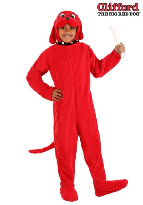 Kid's Clifford the Big Red Dog Costume 