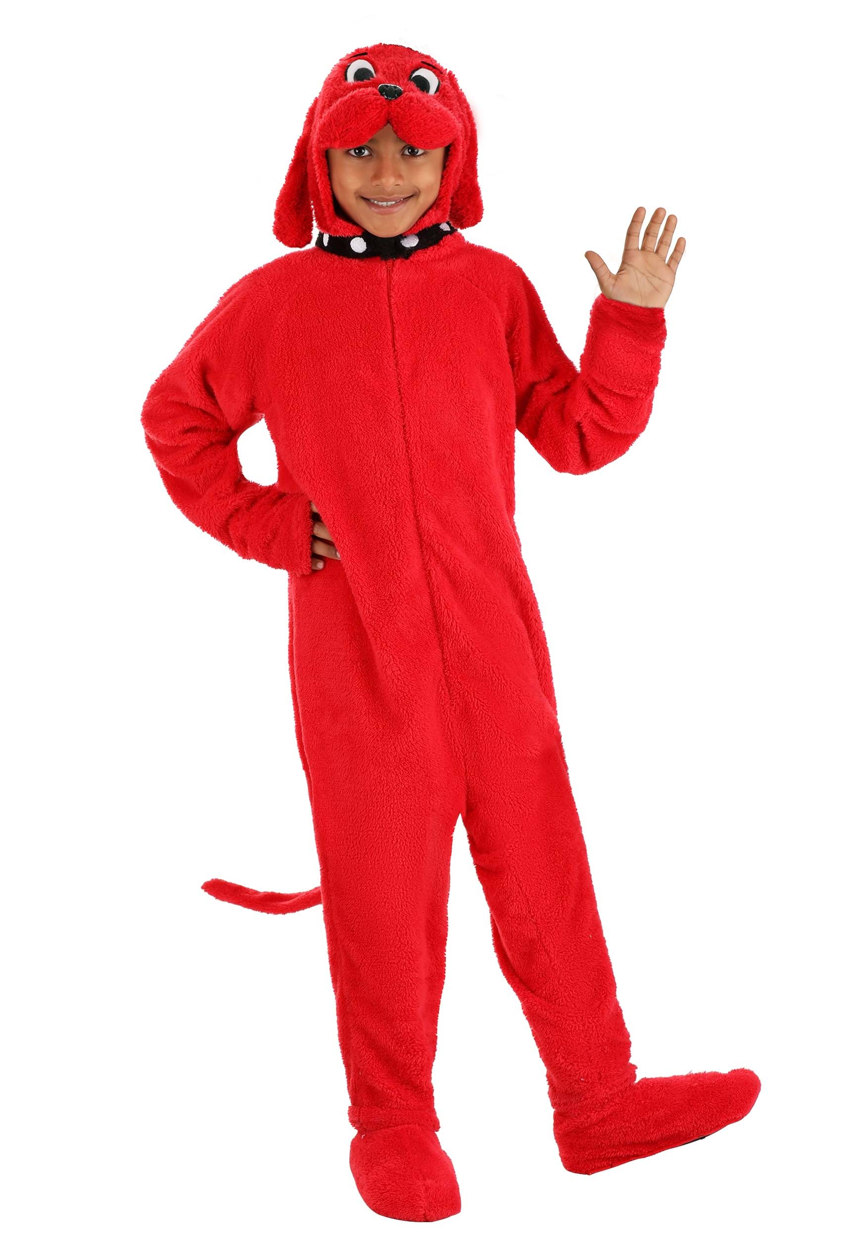 Photos - Fancy Dress Clifford FUN Costumes  the Big Red Dog Costume for Kid's Black/Red 