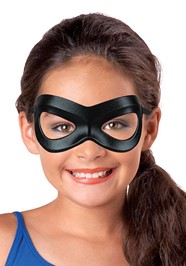 Kid s Black Superhero Eye Mask