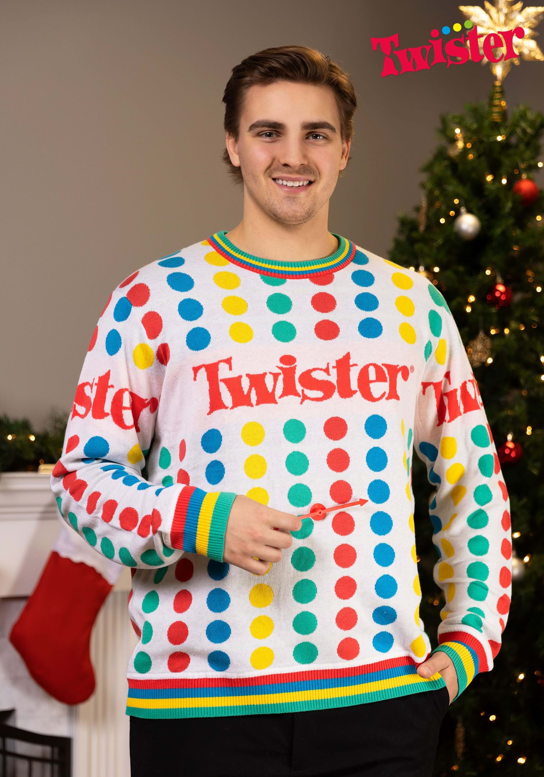 Hasbro Games Twister Adult Sweater