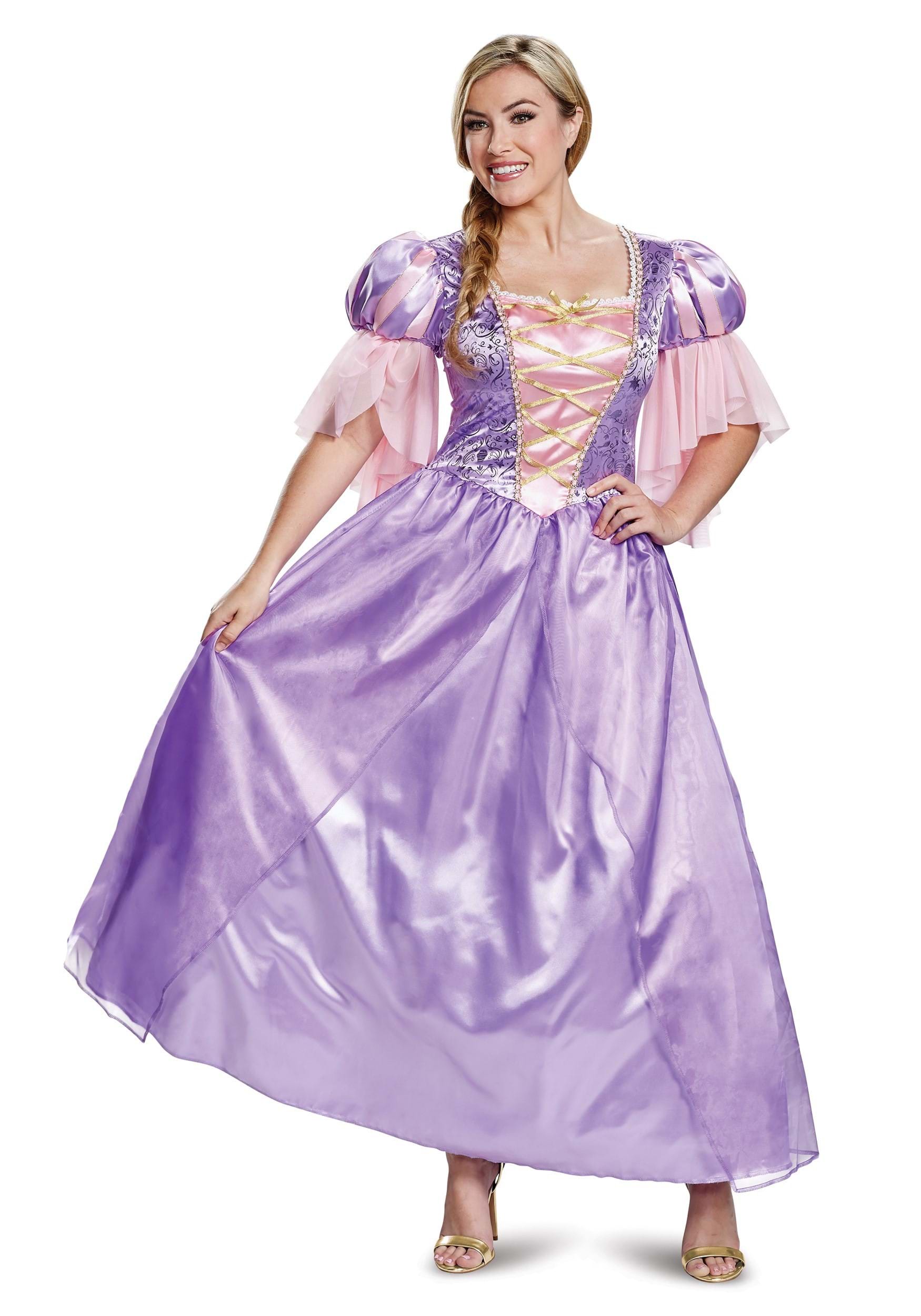 2023 Tangled Rapunzel Princess Dress For Girls Purple Costumes