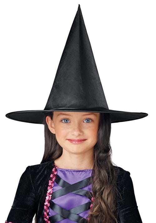 Kids Classic Black Witch Hat