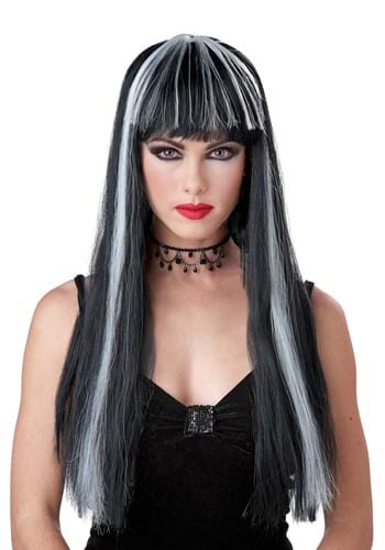 Black and White Witch Wig