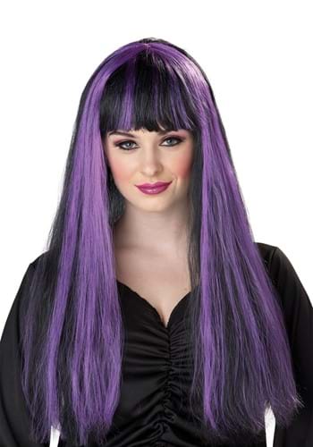 Black/Purple Witch Wig