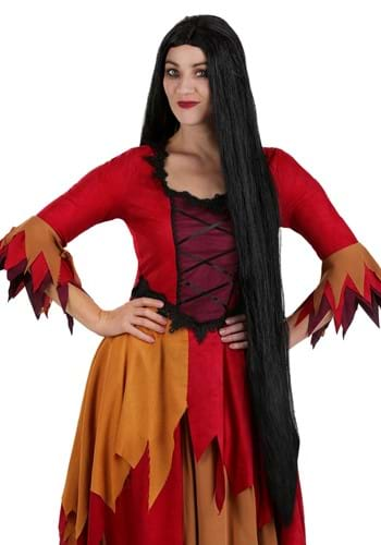 Costume Halloween donna di Morticia o Mortisia Addams adulta