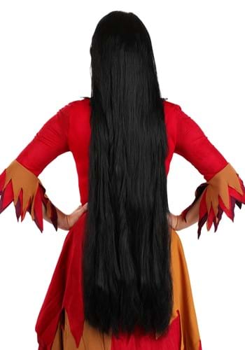 Women's 40 Inch Long Black Witch Wig
