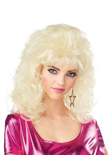 Women s 80 s Big Hair Blonde Wig