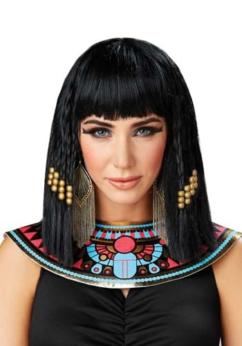 Women s Queen Cleopatra Black Wig