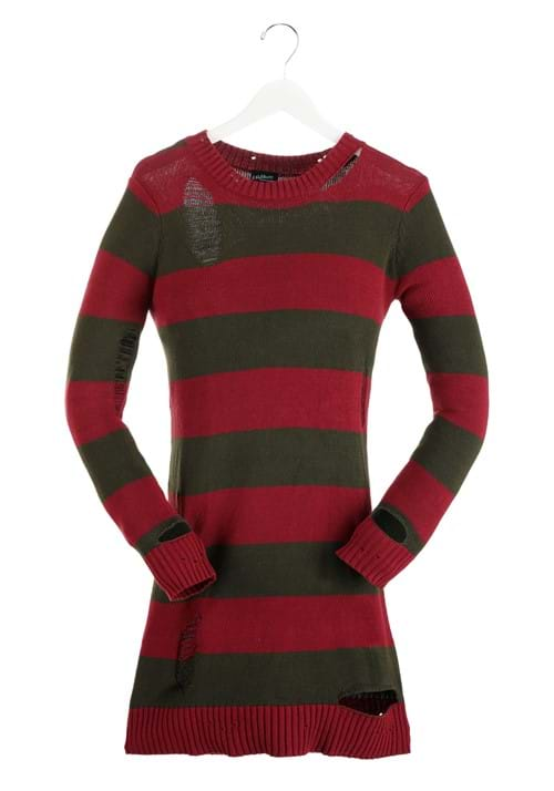 Plus Size Freddy Krueger Womens Costume Dress Horror Movie Costumes 5961