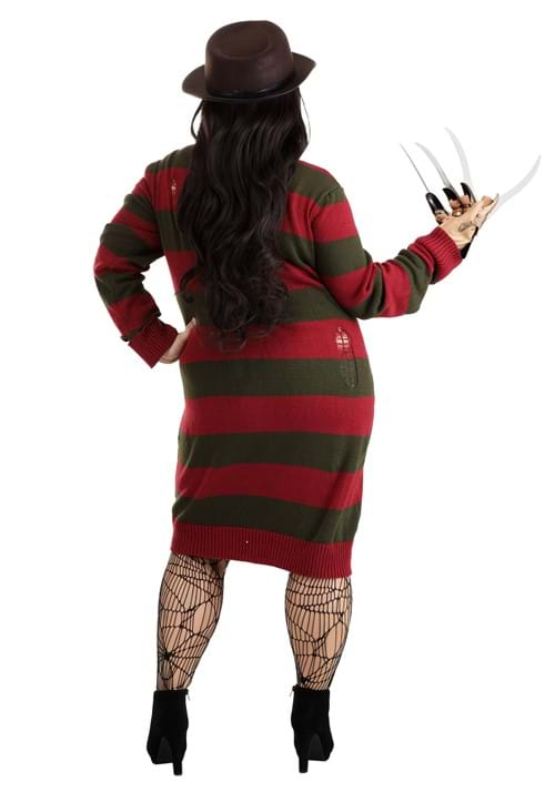 Plus Size Freddy Krueger Women's Costume Dress | Horror Movie Costumes