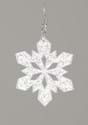 Glitter Snowflake Lucite Earring Alt 1