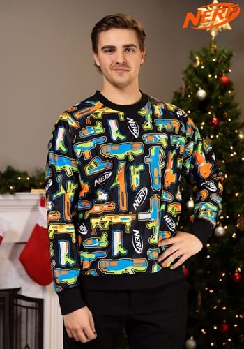 Nerf Gun Adult Sweater Alt 1
