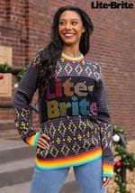 Adult Hasbro Lite Brite Christmas Sweater