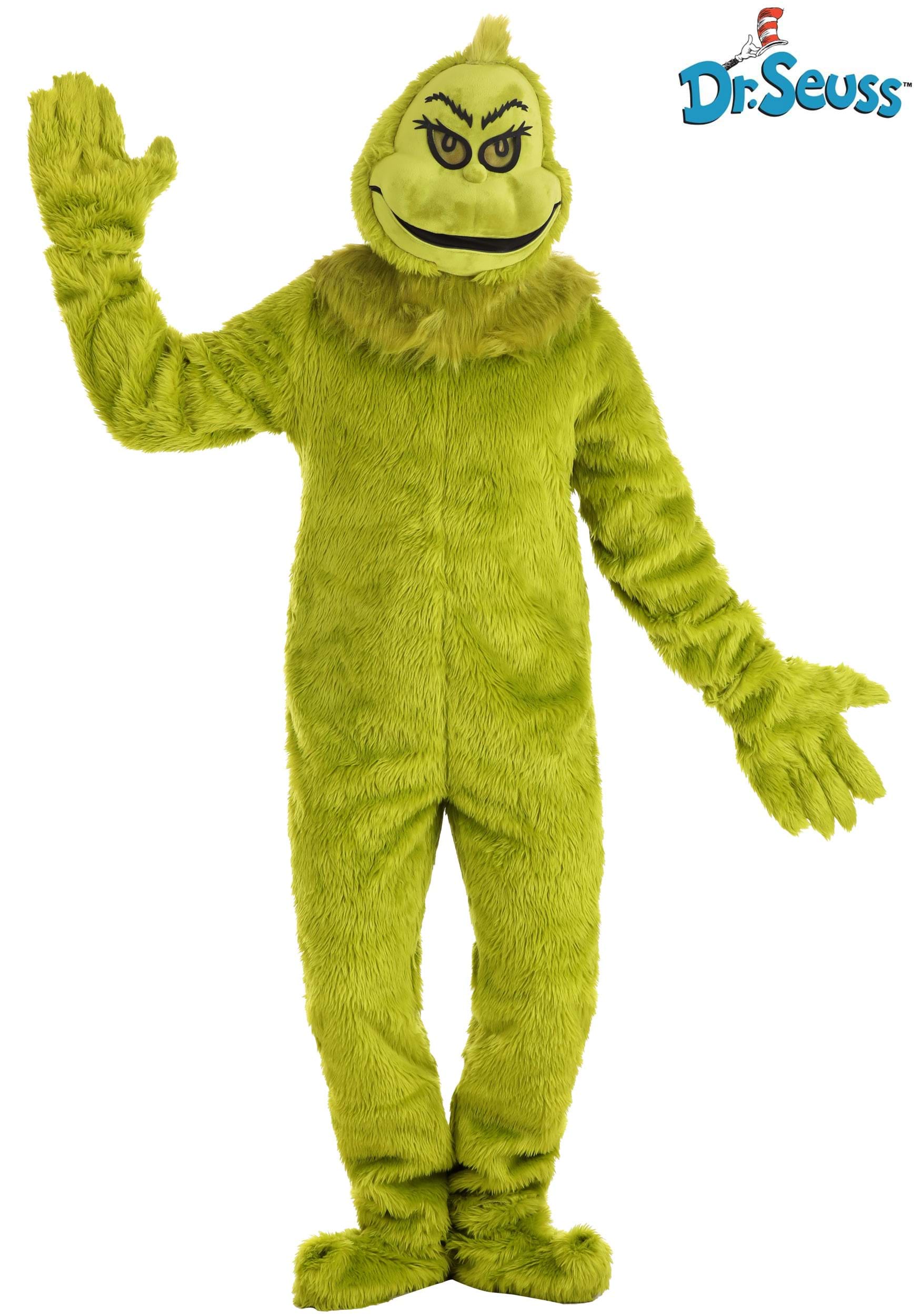 hand over Barber shop Mob Premium The Grinch Adult Costume