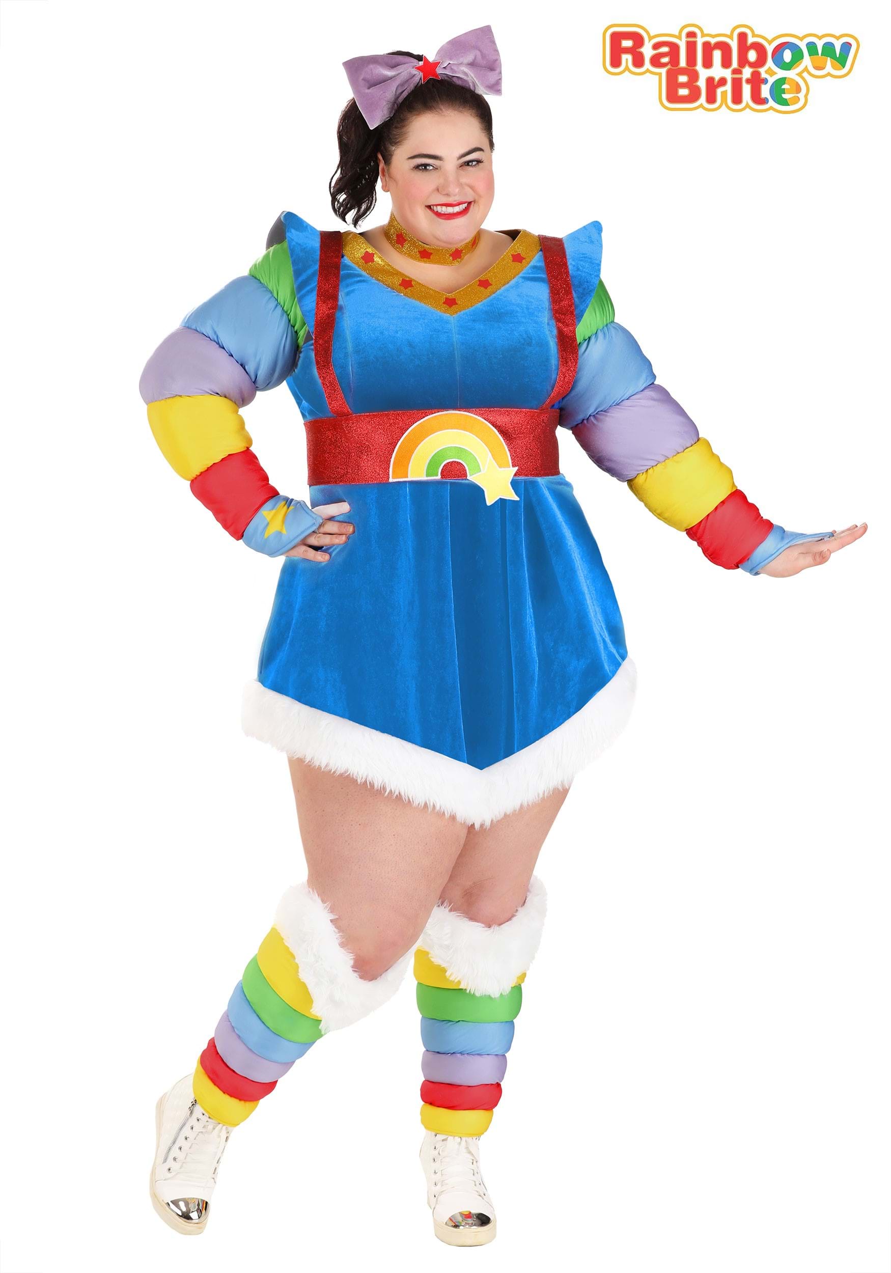 Plus Size Authentic Rainbow Brite Women's Costume | Rainbow Brite Costumes