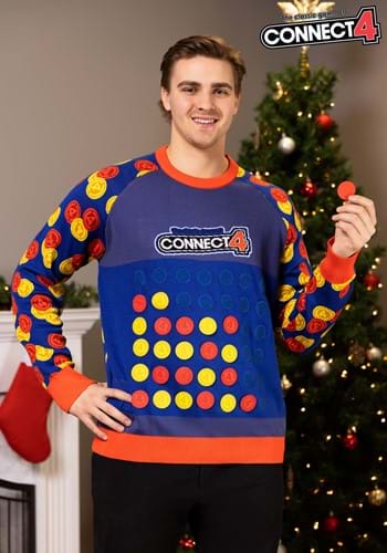 Hasbro Connect Four Sweater for Adults Alt 1