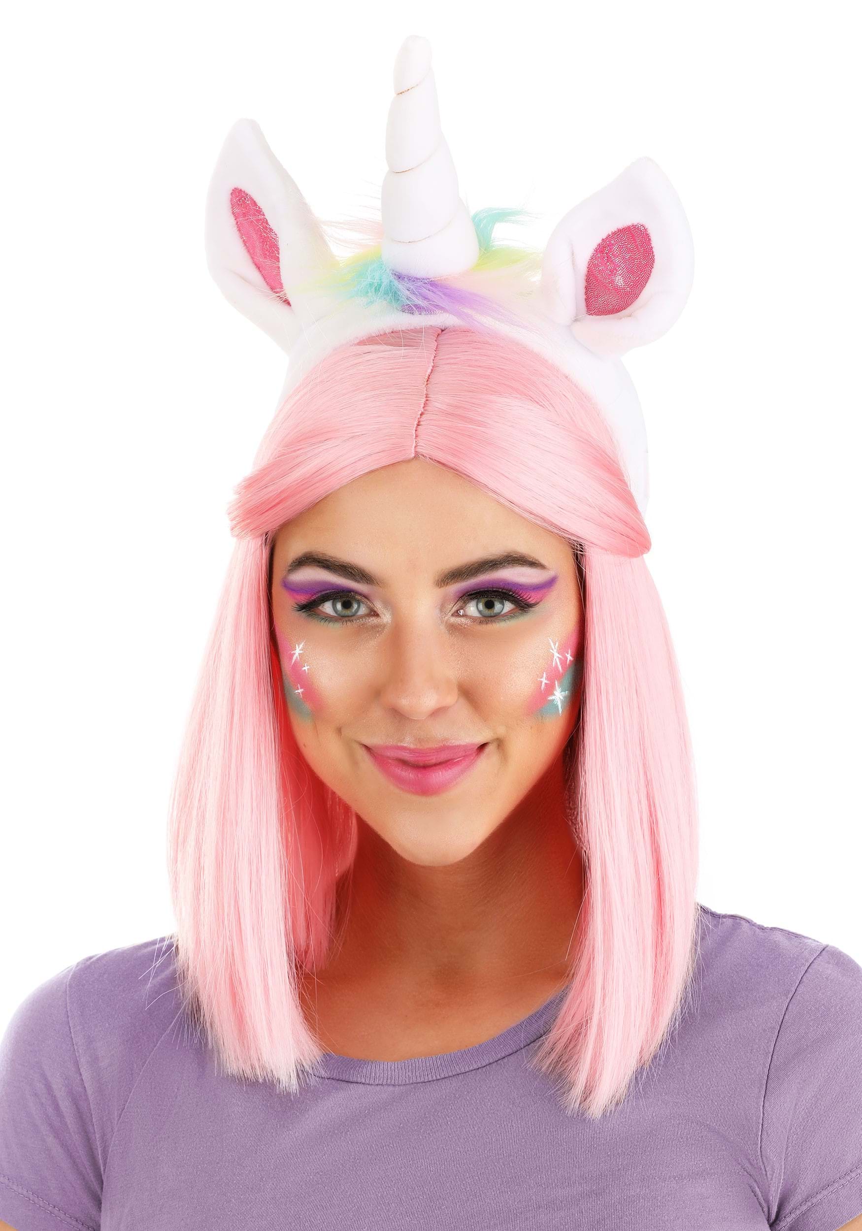 unicorn costume face makeup