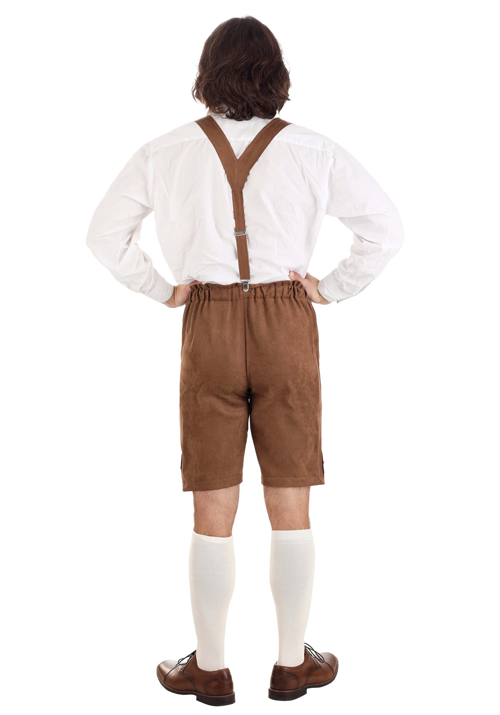 Men's Classic Lederhosen Oktoberfest Costume