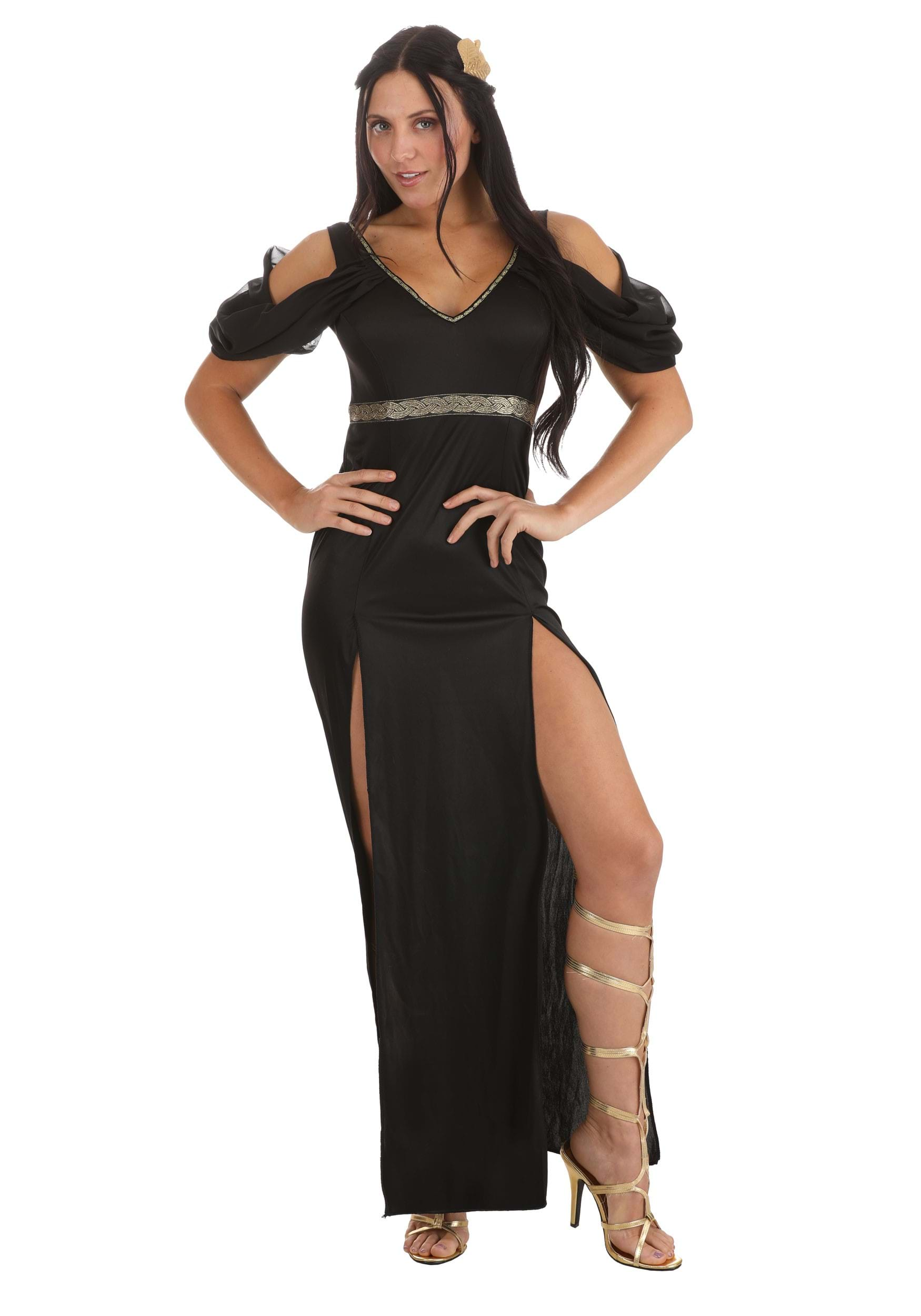 Women's Goddess Black Dress