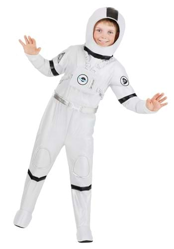 Kids White Astronaut Costume