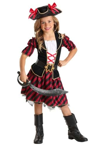 Girl's Pirate Costumes - Kid's, Toddler Pirate Girl Costume