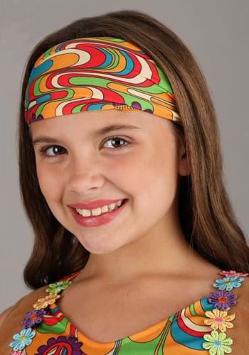 Woodstock Flower Hippie Costume for Girls