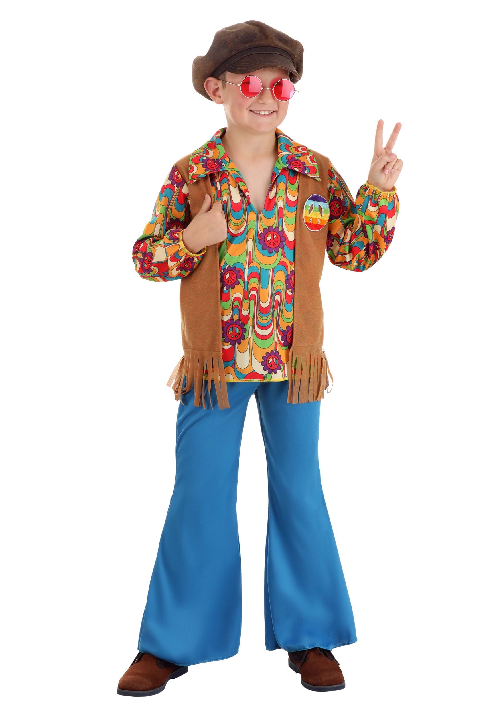 Boy's Woodstock Hippie Costume
