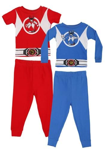 Boys Toddler 4 Piece Power Rangers Sleep Set