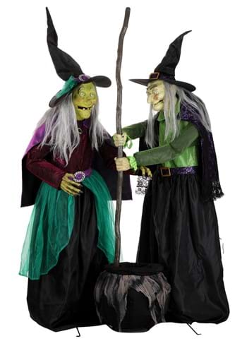 Stirring Up Trouble Witch Seasonal Visions Animatronic Prop