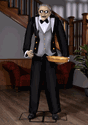 Evil Animated Greeter Butler Decoration GIF