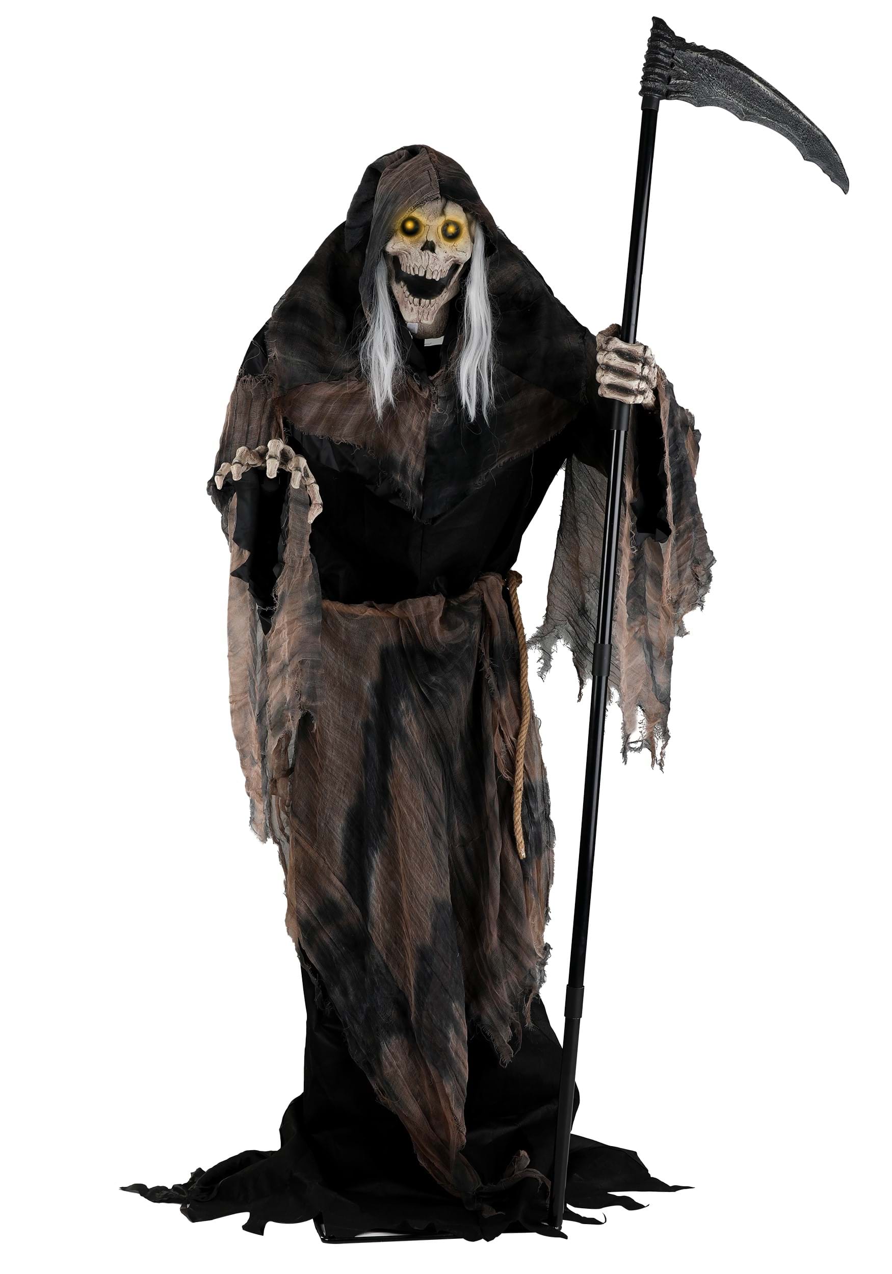6 Foot Lunging Reaper Animated Halloween Decoration | Seasonal Visions ...
