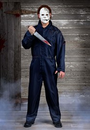 Adult Halloween Kills Michael Myers Coveralls With Mask Combo Adult Halloween Kills Michael Myers Coveralls With Mask Combo