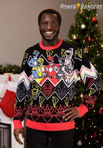 Heroic Pose Power Rangers Unisex Sweater