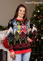 Heroic Pose Power Rangers Unisex Sweater Alt 1