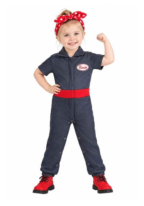 Rosie the Riveter Costume Toddler Main 1