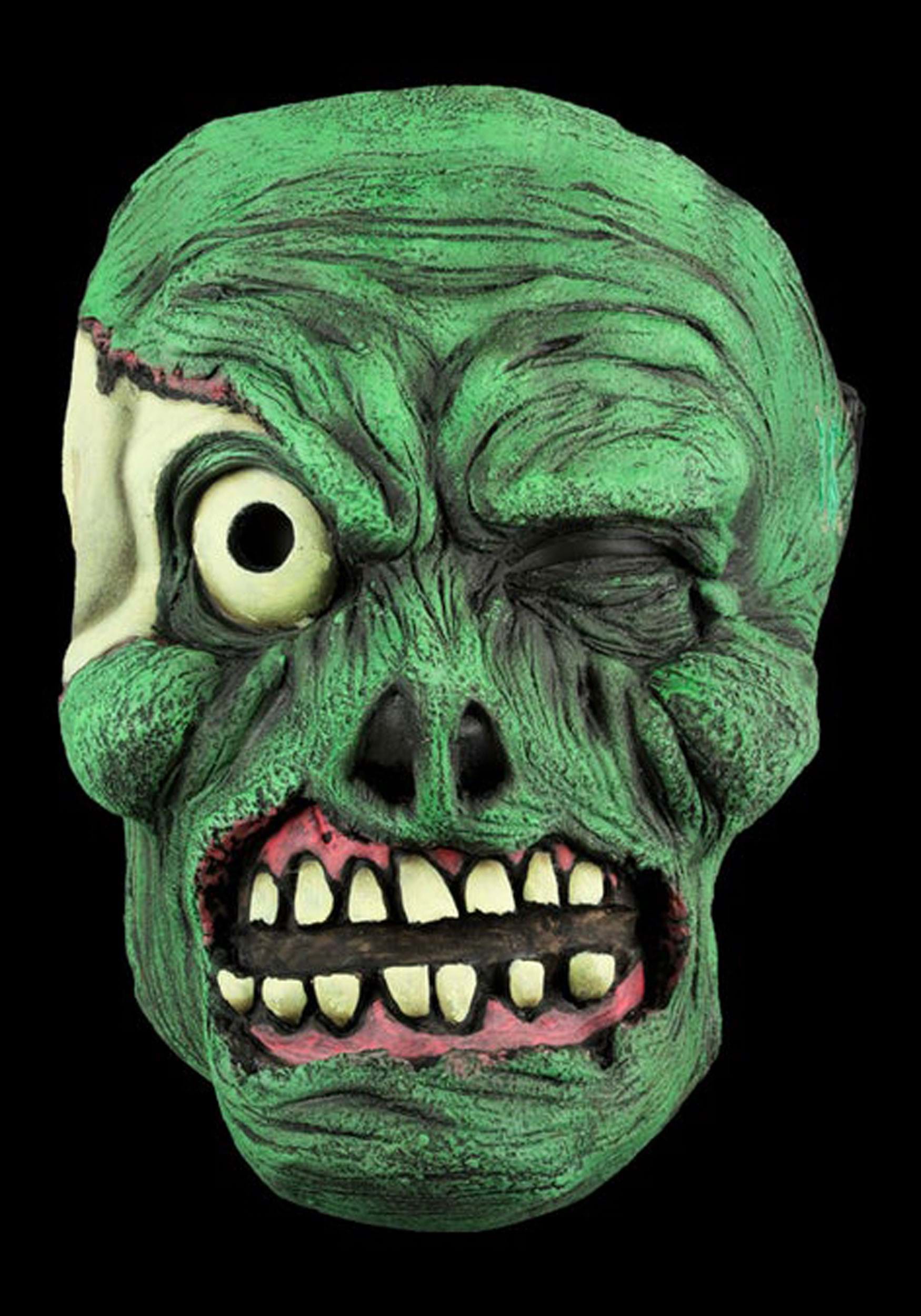 Máscara de monstruo verde clásico para adultos Multicolor Colombia
