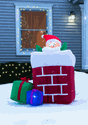 Santa Chimney Animated Christmas Decoration UPD 1