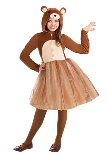 Girls Tutu Bear Costume