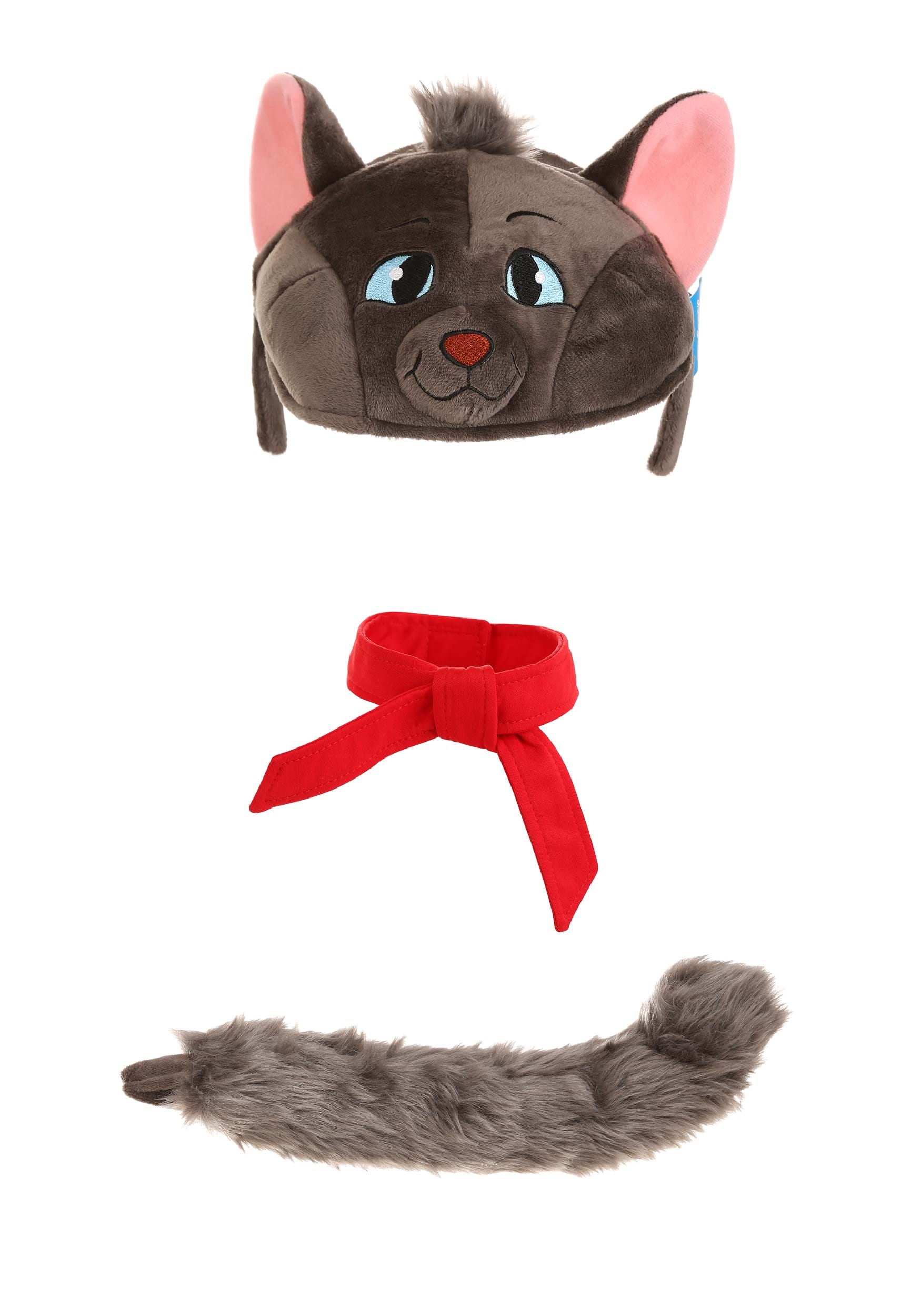Disney Aristocats Berlioz Plush Headband, Collar And Tail Kit