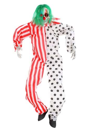 Animated Talking Evil Clown Hanging Decoration