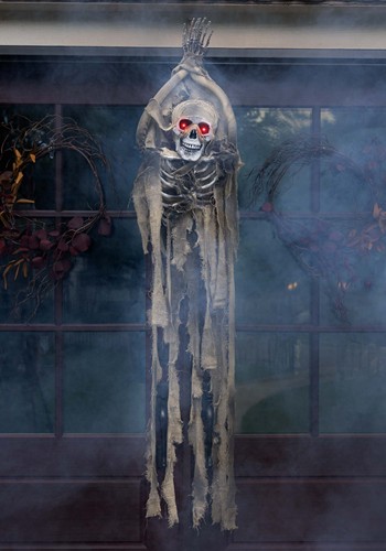 2.5FT Hanging Animated Skeleton Prop Decoration | Hanging Decorations