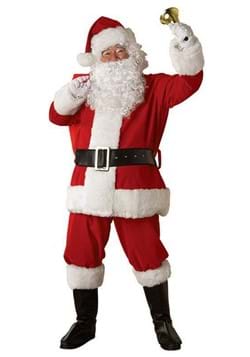 Adult Regal Santa Plush Costume