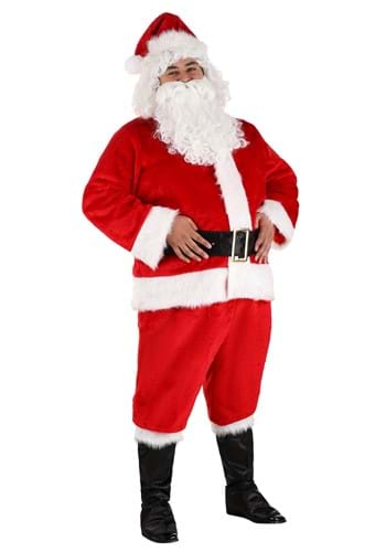 Adult Santa Clause Costume Christmas Holiday One Sz